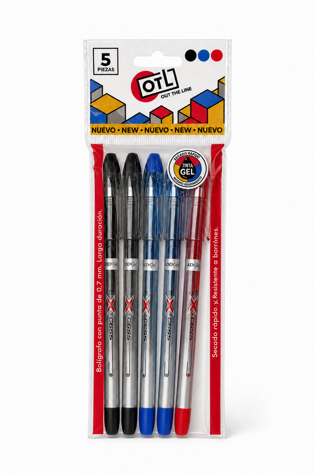 Plumas Xcess Gel 5 pzas
